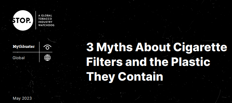 Expose Tobacco - Trois mythes sur les filtres de cigarettes et le plastique qu'ils contiennent